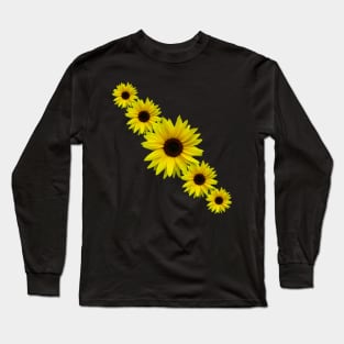 sunflowers, sunflower, bloom, flower, floral Long Sleeve T-Shirt